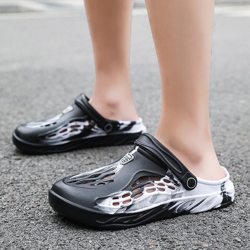 Лидер продаж, уличная пляжная обувь, непромокаемые мужские тапочки, летние трендовые сандалии для мужчин, бесплатная доставка, мужские модные мужские туфли 2024