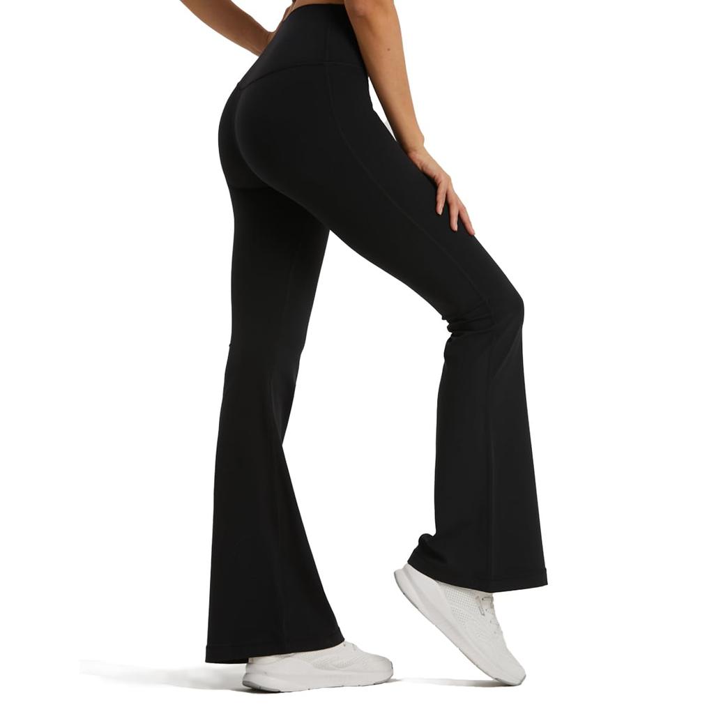 IRCOLVE Flare Jazz Long Yoga Skinny Size Women's Pants, Ballet, Yoga, Pants, Pants, Leggings, Summer, Sweatpants, (Black, M)