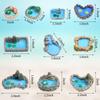 10 Pcs Fairy Garden Miniature Pond Ornaments Accessories Resin Miniature Pond