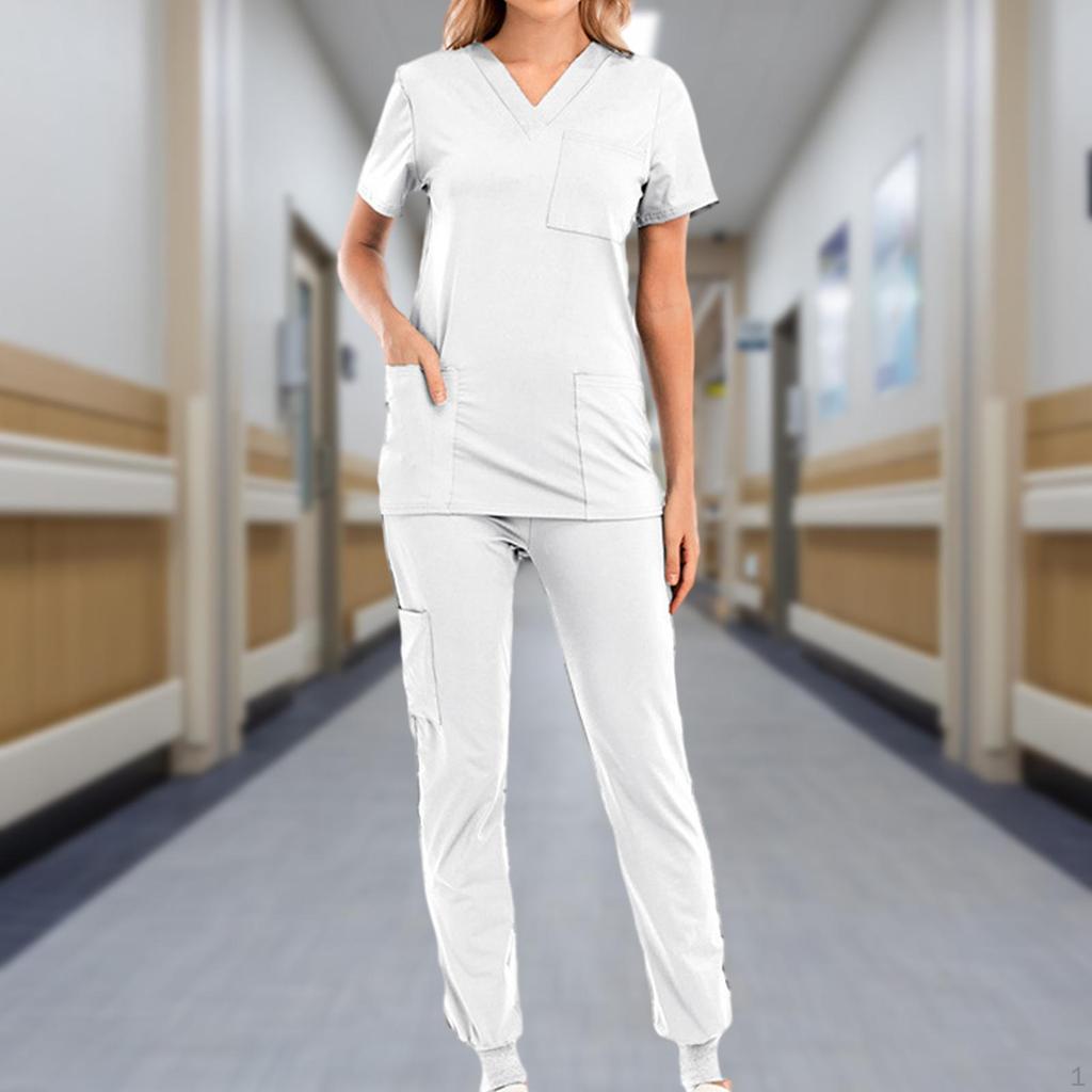 Униформа для медсестер, набор для работы, рабочие костюмы, верхние брюки для медсестер, женская повседневная одежда, рабочая одежда для