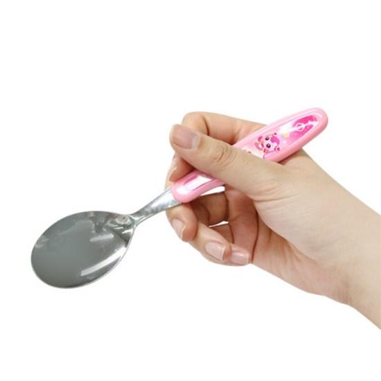 Leburn Domestic Sweet and Sour Catch Tiniping Spoon + Fork + Proofing Chopsticks + Case Set Ha Chouping, a Popular Character In Korea