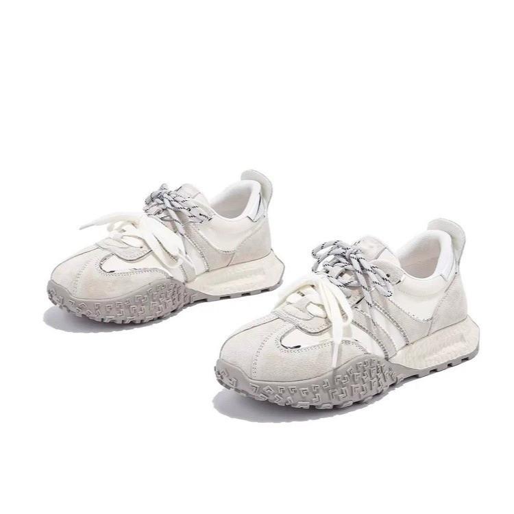 Модные универсальные кроссовки на платформе в немецком стиле женские 2025 новые удобные и легкие для ног маленькие повседневные спортивные кроссовки Forrest Gump