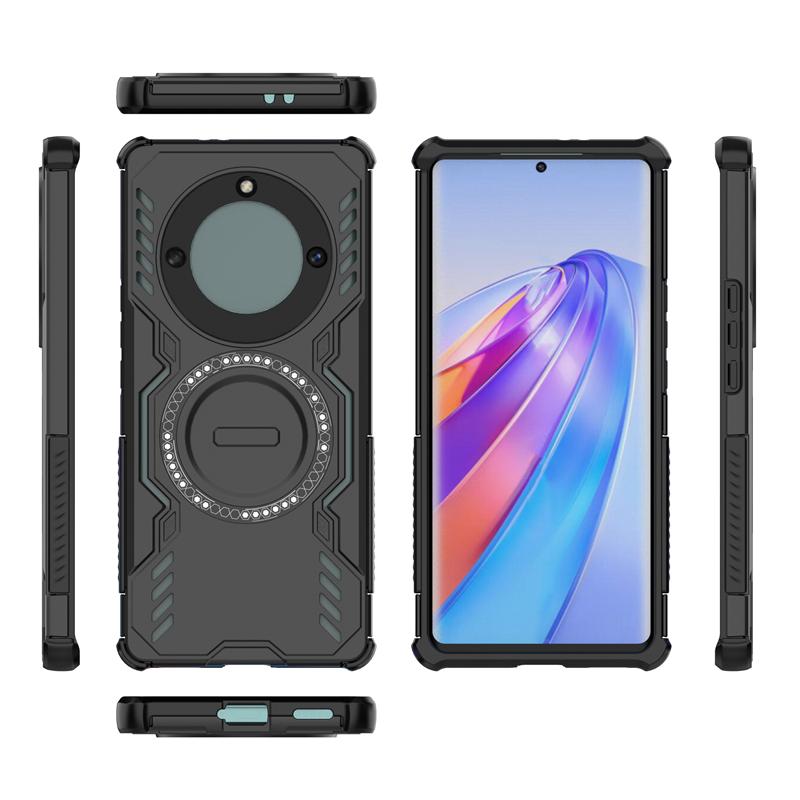 Чехол для Honor X9A Для Honor X9A Противоударная броня ПК Магнитная адсорбция Беспроводная зарядка Задняя крышка Для Honor X9A Чехол 6,67 дюйма