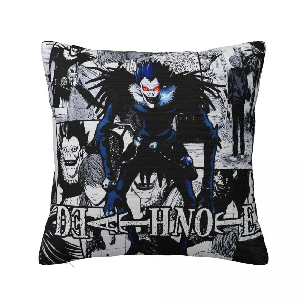 Girl And Dead Pillow Case Anime Death Note Japan Manga Cushion Covers Funny Decor Pillowcover for Living Room