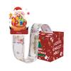 Christmas Money Box Pull-out Cash Gift Box DIY Holiday Money Gift Box with Transparent