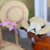 Straw Material Doll House Miniature Handmade Design Doll Sun Cap Doll Straw Hat  Doll Accessories