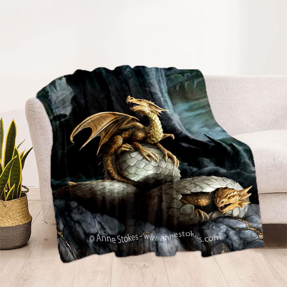 Gothic Style Blanket Soft & Cozy Great for Bedding Picnics Livingroom Four Seasons Multipurpose Digital Print Birthday Christmas Gift Blanket