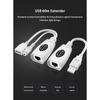 Адаптер-удлинитель USB-удлинителя длиной 60 м, усилитель сигнала двусторонней передачи, сетевой кабель USB Rj45
