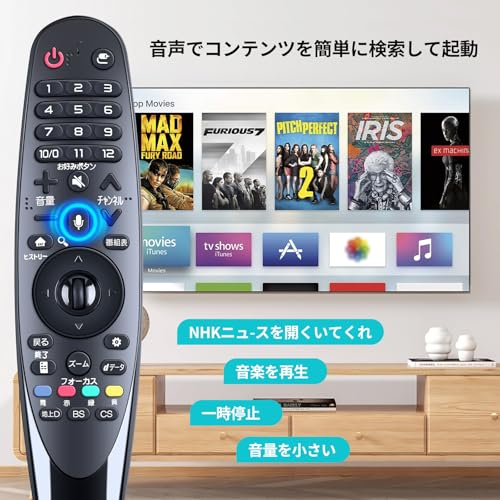 Совместимый пульт ДУ AN-MR18BA для LG Magic Remote с функцией голосового управления