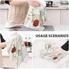 DADABULIU Kitchen Towel Pumpkin Thanksgiving Fall Dish Cloth 16" x 26" Dish Towel for Drying Dishes Tea Towel Kitchen Decor with Hanging Loop Reble