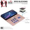 Подставка для карт RFID-блокировка магнитный флип кожаный чехол для Tecno Camon 30 4G Camon 30 5G Pova 6 Pova 6 Pro 5G Spark 20 Pro Plus