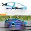 Outdoor Photochromic Cycling Glasses UV Protection Windproof Lightweight Men Women Running Mountain Bike Sports Goggles Eyewear