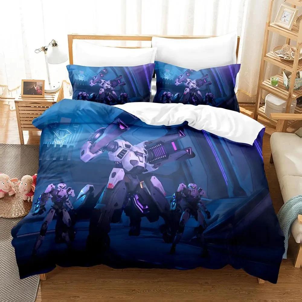 Комплект постельного белья Game Overwatch для мальчиков и девочек Twin Queen Size Пододеяльник Наволочка Кровать для детей и взрослых Мода Домашний текстиль Текстиль