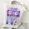 Animation Cartoon Printing Student Daily Versatile Shoulder Bag Large Capacity Portable Canvas Bag