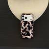 Чехол Graffiti Black Gold Leopard для iPhone 16 Pro, Двухслойная защита для Apple 17 Pro Max