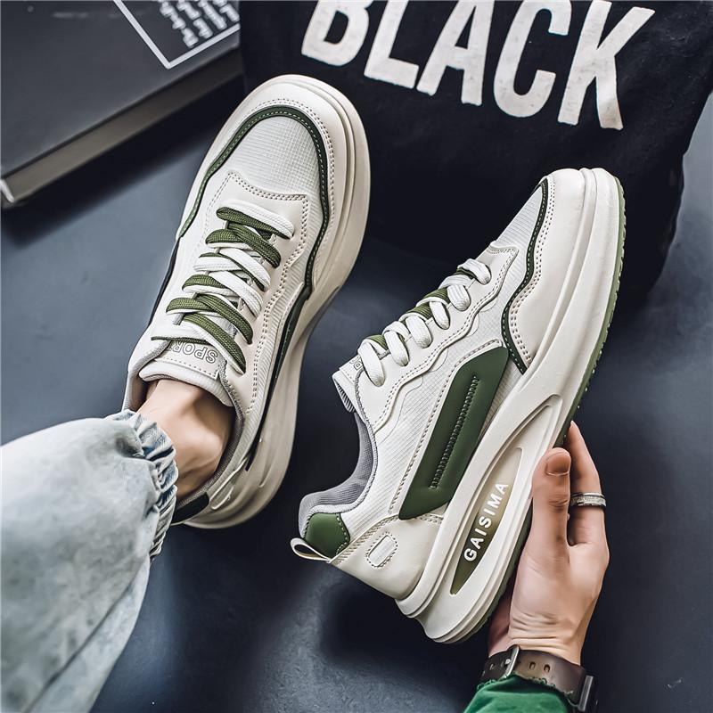 Новая мода мужская обувь Four Seasons удобная обувь для студентов и мальчиков трендовые мягкие подошвы дышащие повседневные кроссовки для бега