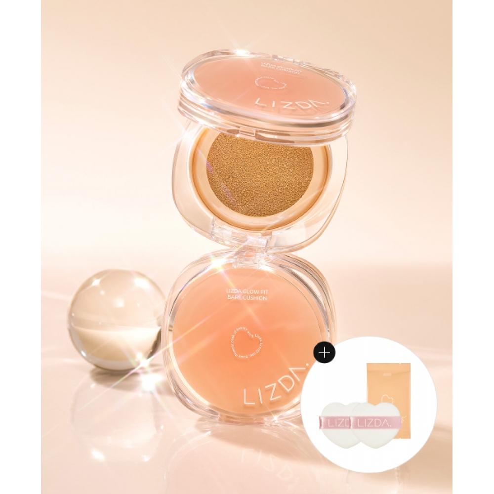 Lizda Glow Fit Cushion-Мишка + Сменный блок + 2 Сердечка-пуховки