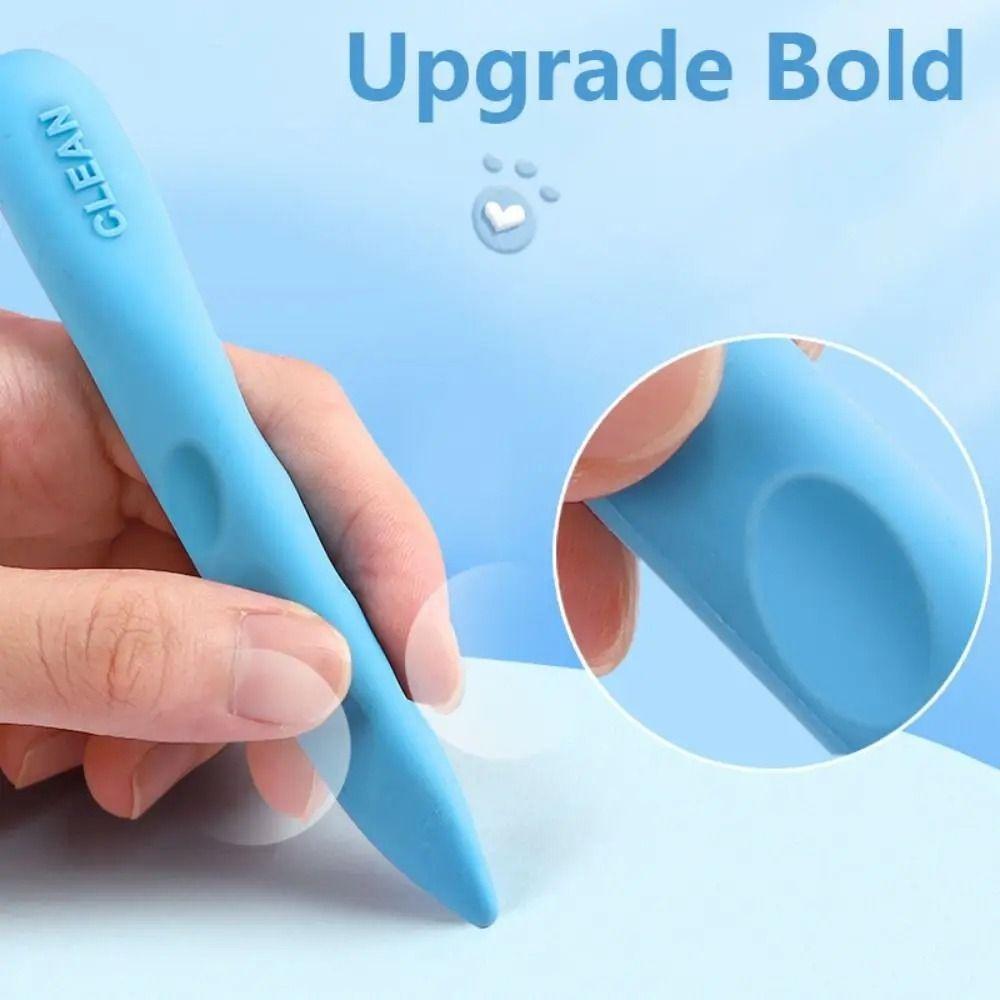 3PCS/Box Posture Correction Pencil Eraser Double Head Traceless Eraser School Office Supplies