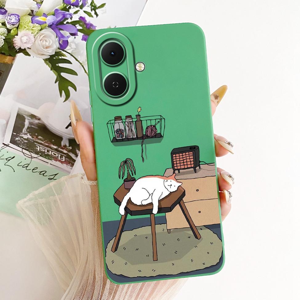 Чехол для Tecno KM4 Чехол для Tecno Spark Go 2 Роскошный Модный Милый Мультяшный Забавный Расписной Силиконовый Чехол для Телефона