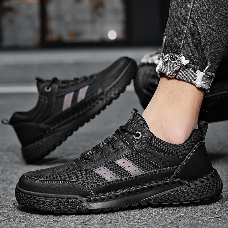 Модная и аутентичная мужская обувь. Повседневная мужская обувь ручной работы. Мужская повседневная кожаная обувь. Походная обувь.