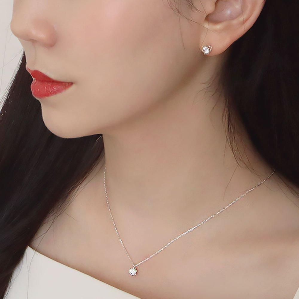 92.5 Silver Pure Cubic Earrings