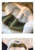 Unisex Striped Mink Velvet Sweater: Japanese Retro College Style
