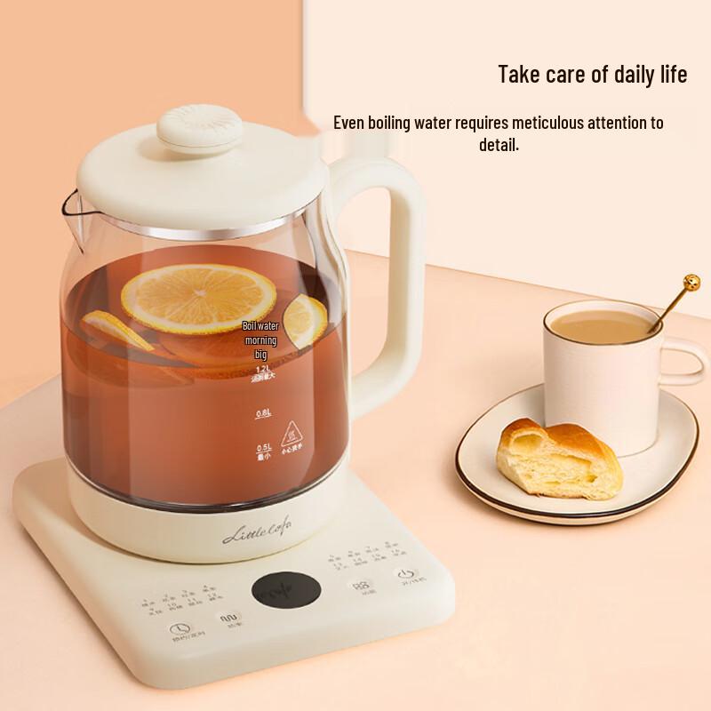 XiaohuaXian 1.5L Multifunctional Glass Health Kettle CN plug (adapter included)