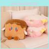 Мультяшный плюшевый набор подушка-плед с набивкой из полипропиленового хлопка для офисного сна