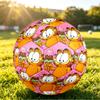 Size 5 Football Garfield Pattern, Wear‑Resistant Soccer Ball for Match Training Daily Sports Play