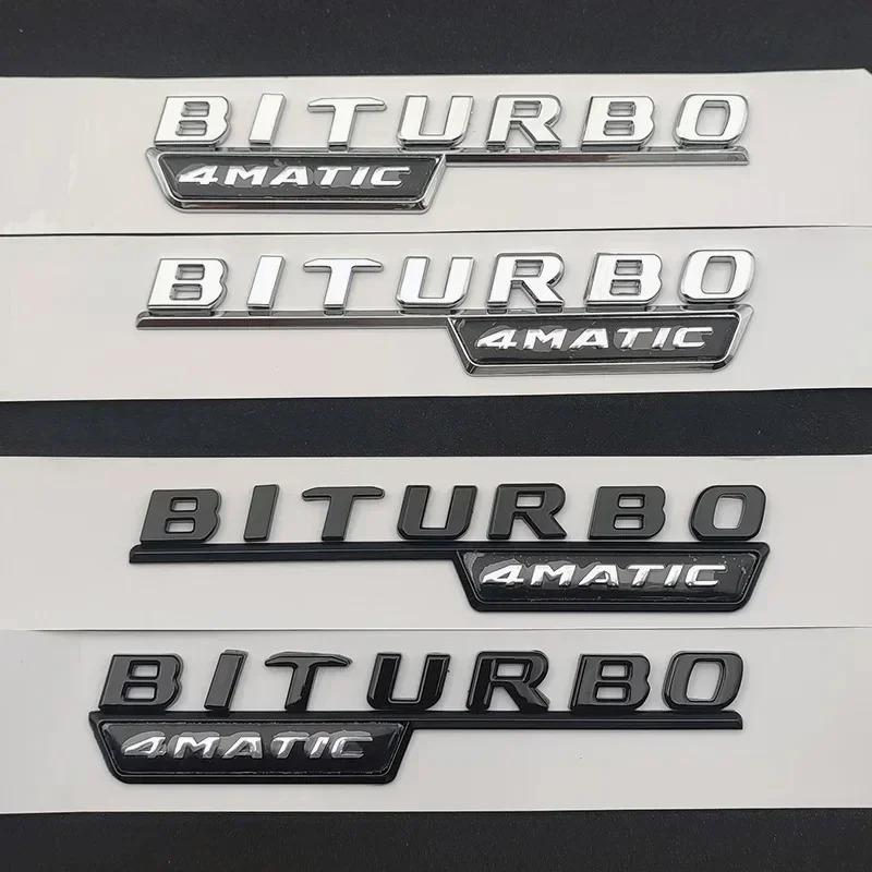FUP1  3D Car Fender Badge For Mercedes C43 E43 GLC43 GLE43 AMG W205 W204 W213 W212 W166 W167 BITURBO 4MATIC Emblem Logo Accessories