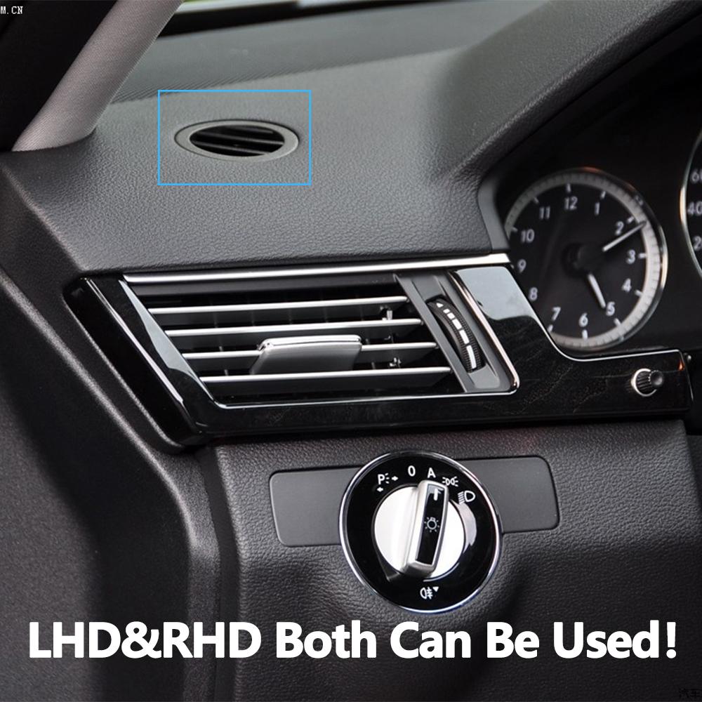 Левая и правая приборная панель кондиционера AC вентиляционная решетка панель крышка для Mercedes Benz E Class 212 2009-2015 E200 E300 E350