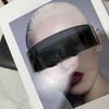 Солнцезащитные очки Futuristic Warrior: Модные интегрированные очки для вечеринок с персонализированной повязкой на голову
