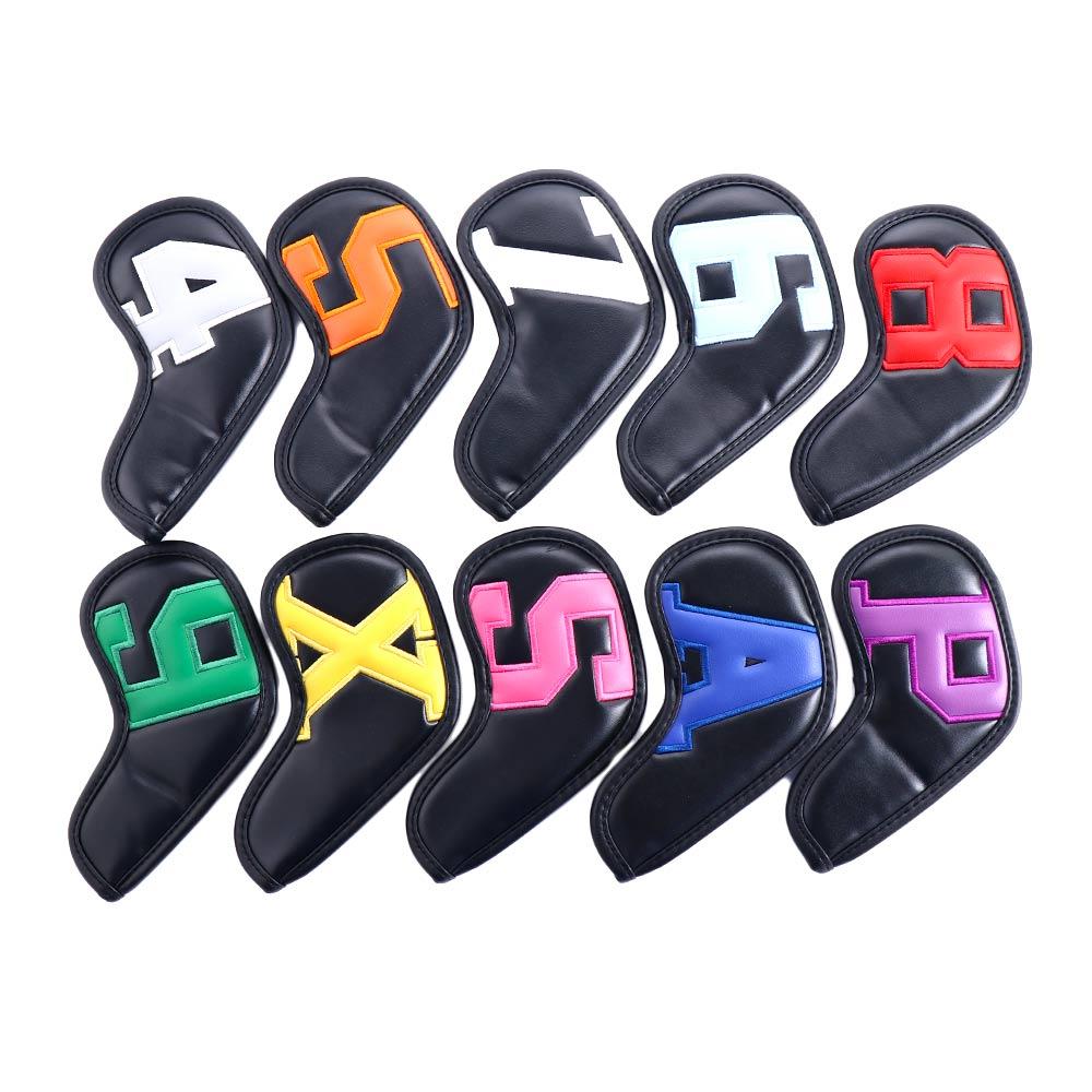 6 цветов Для мужчин и женщин 4-9 ASPX Искусственная кожа Высококачественный защитный чехол Чехол для гольф-клюшки (wedge) Чехлы для гольф-клюшек (iron) Чехлы для головок гольф-клюшек