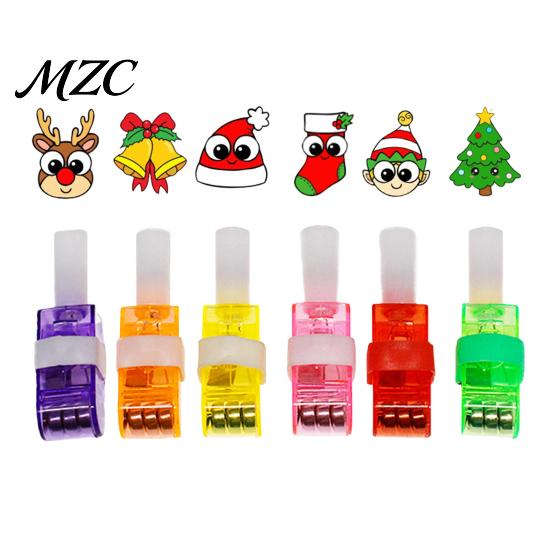 Childrens Party Gift Sets Christmas Finger Projector Light, Mini Patterns LED Toy for Kids, Stocking Stuffers Kids Light Up Ring Projection