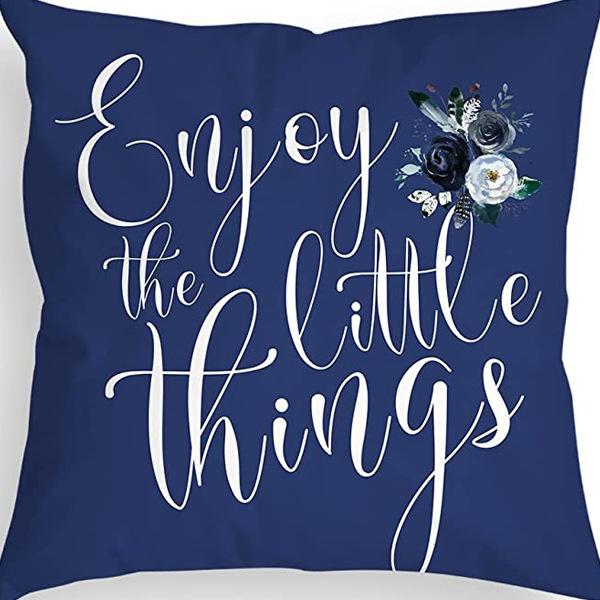 Ретро Американский Растительный Цветочный Принт Льняная Наволочка Гостиная Диван Автомобильная Подушка Подушка