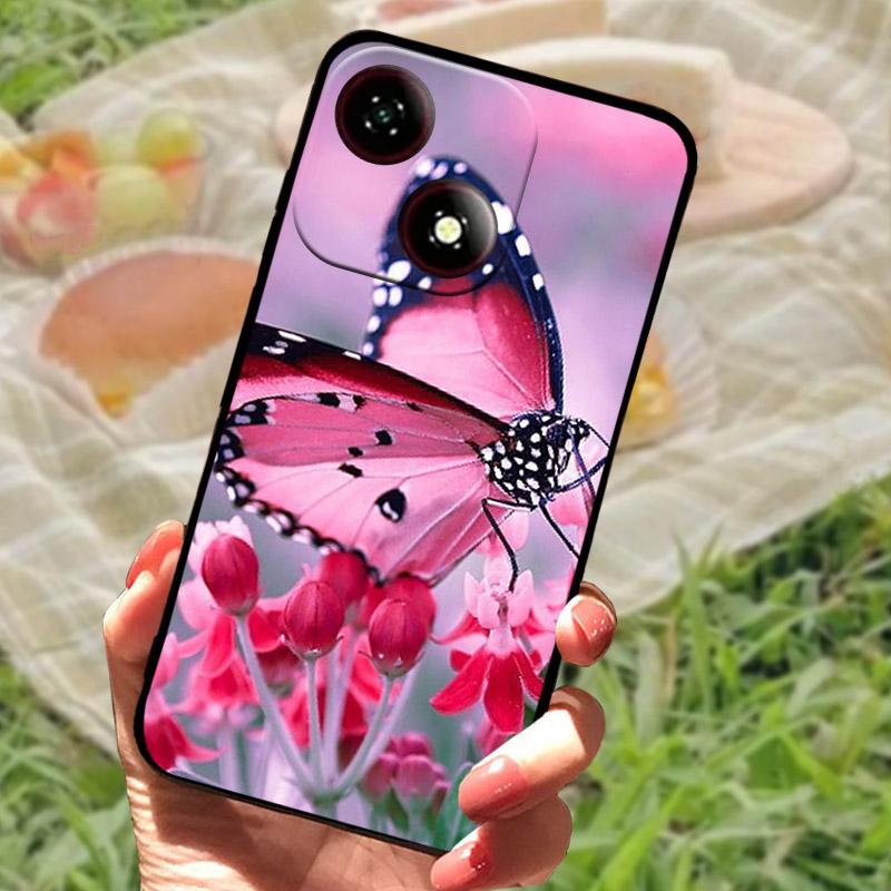 For ZTE Blade A35E /A35/A55 Case Fashion Cartoon Soft Silicone Phone Back Cover For ZTE A35E Shockproof Case A35 E A 35 Shell