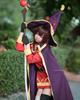 Megumin Cosplay Wig Crimson Demon KonoSubaru Cosplay School Stage Megumin Cosplay Wig Size New [Excellent Quality] Included, Clan, Costume, Adult,