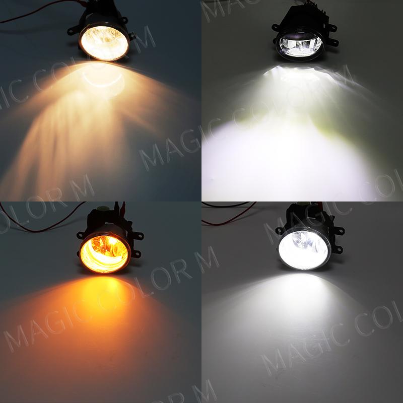 Светодиодные противотуманные фары для Toyota Corolla Axio 2018 2019 2020 2025 Противотуманные фары в сборе Решетка фар Провода Кнопка Рамка Хромированные крышки