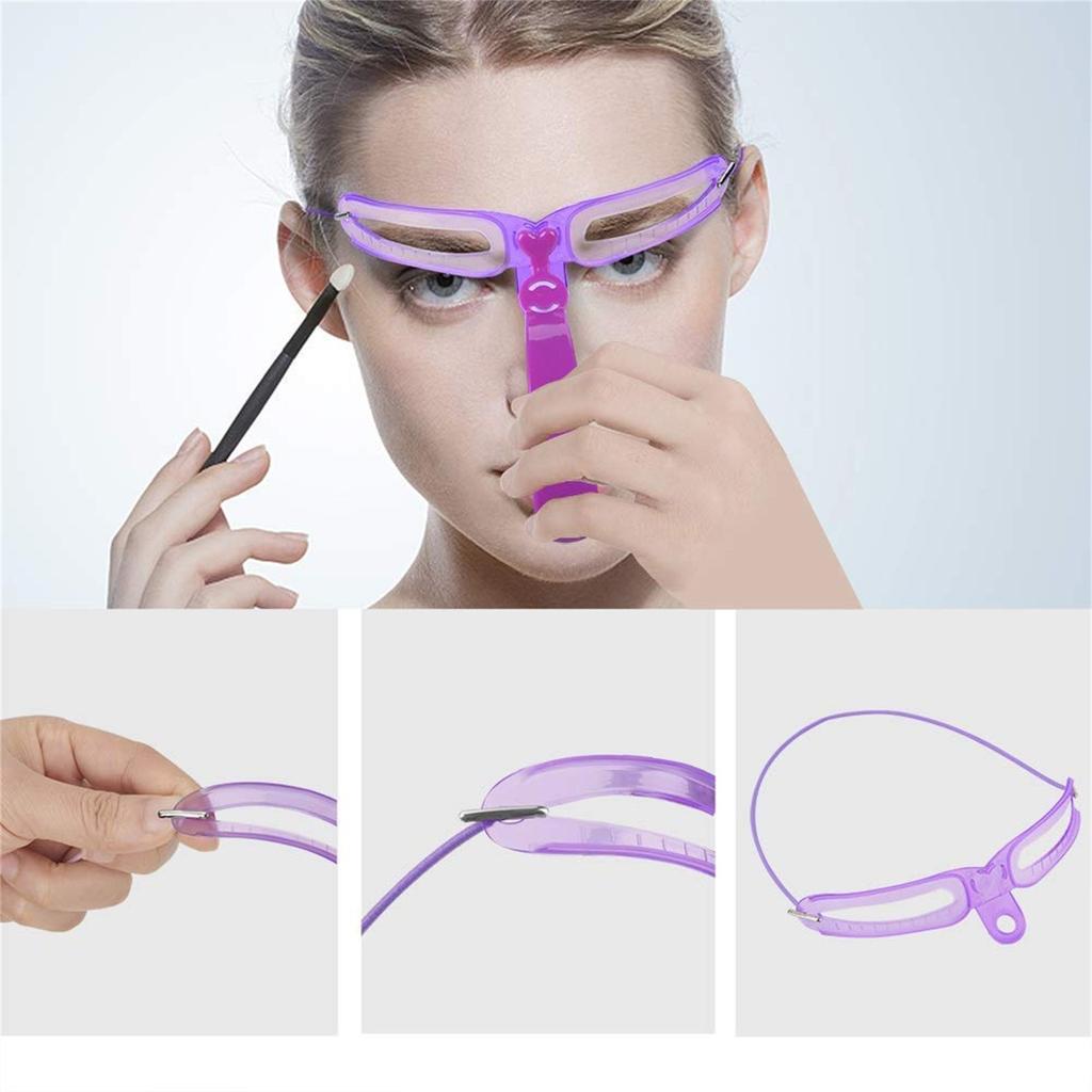 8 стилей, трафареты для формирования бровей, шаблон для ухода за волосами, набор инструментов для макияжа