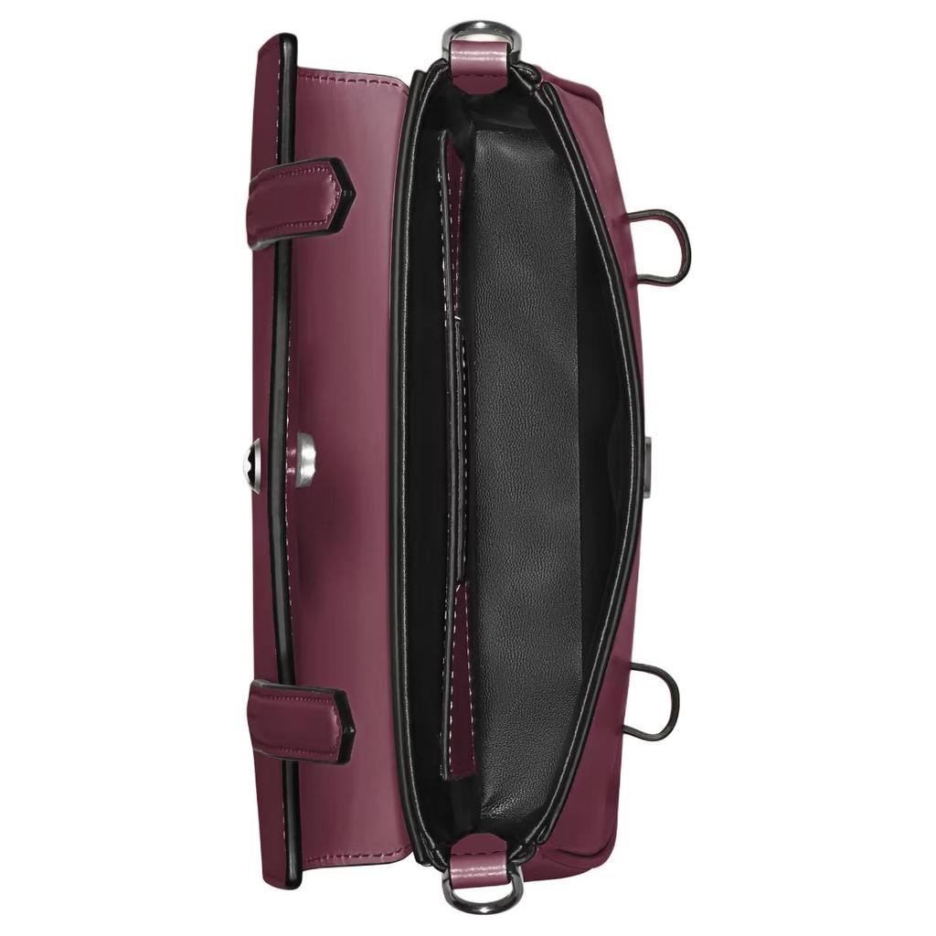Montblanc Meisterstück Logo Leather Mini Shoulder Bag Women shoulder bag Bordeaux-Red MB199297