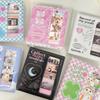 Korean Ins Cute 5.7x6.69inch 4 Grid Idol Card Po Album Large Capacity Sticker Card Film Album Storage Book School Stationery
