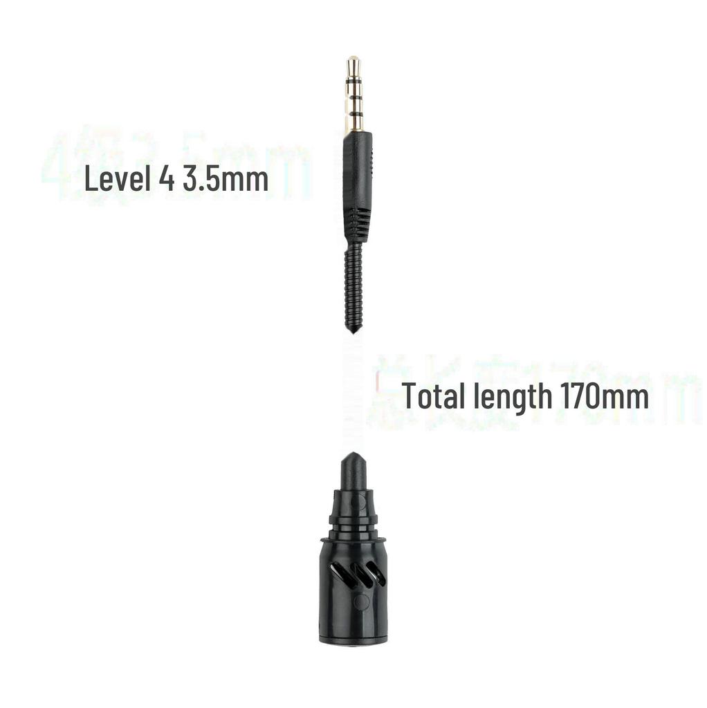 Беспроводной черный конденсаторный микрофон для игр, потоковой передачи и шумоподавления.