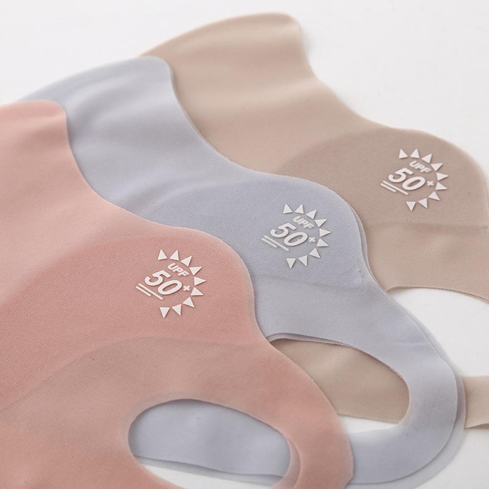 Anti-UV Ice Silk Mask Washable Riding Face Mask New Face Cover Scarf Four Seasons