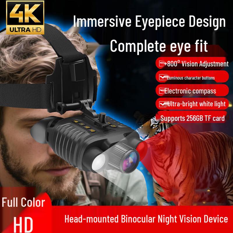 Tiemucheng Head-Mounted Digital Infrared Night Vision Binoculars