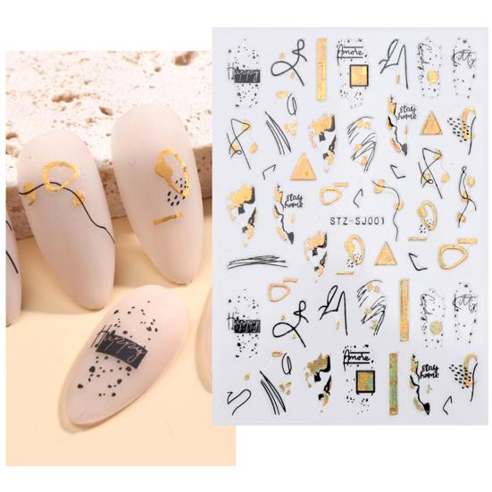 Стильные наклейки для ногтей Креативные легкие DIY