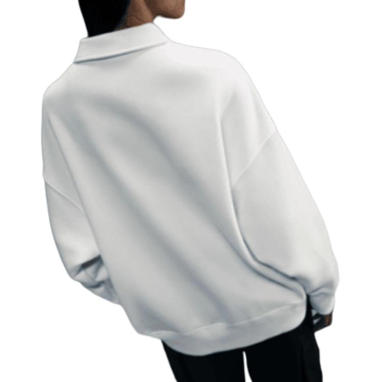 Nike Спортивная одежда Phoenix Fleece Женское оверсайз поло на молнии 1/4 FZ3208-133