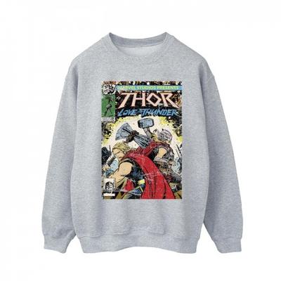 Мужская толстовка с винтажным постером Thor: Love and Thunder