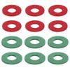 12pcs Battery Terminal Washer 6?Red 6?Green Anti Corrosion Protector Cable Protection Mat