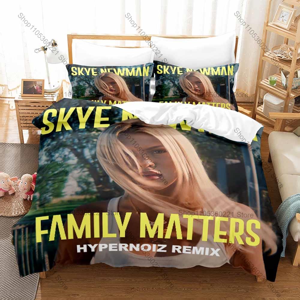 Пододеяльник в стиле South London Soul R&B + 2 наволочки Skye Newman Цифровая печать Машинная стирка Праздничный подарок Для молодых поклонников