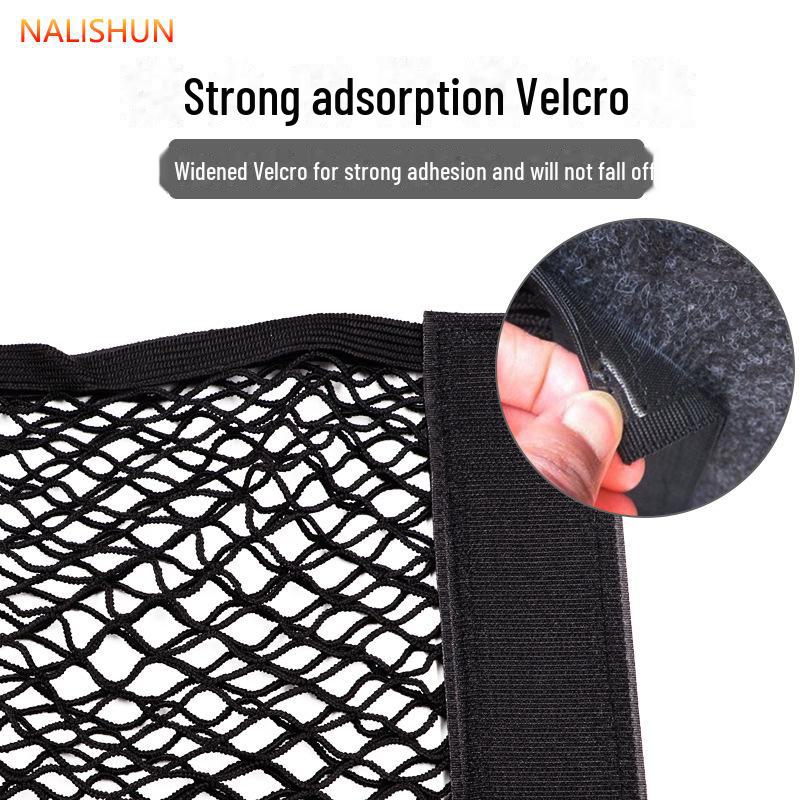 Velcro Car Trunk Storage Net Bag - Universal Car Organizer